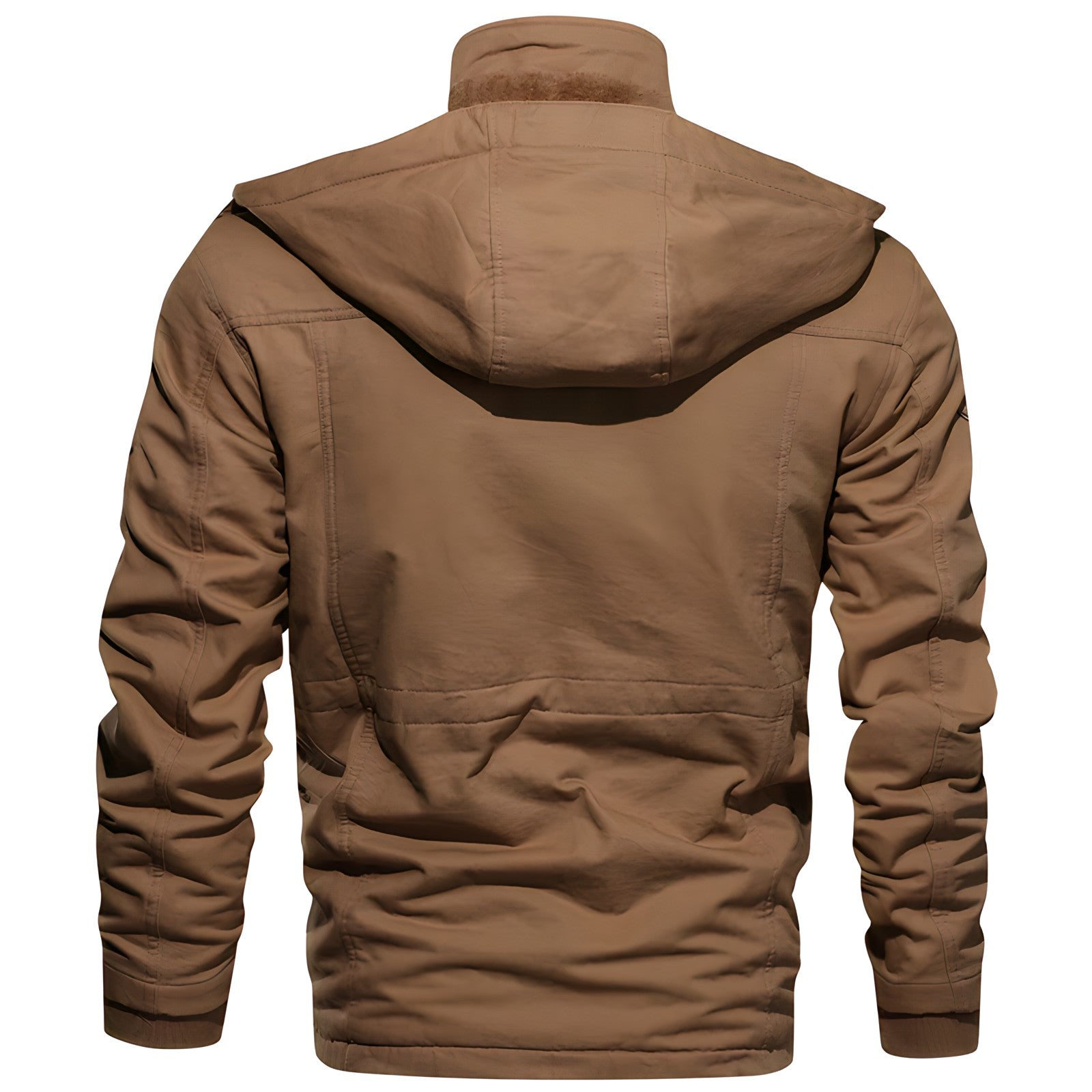 Jay Men's Military Jacket | Fleece-Lined, Multi-Pocket Winter Coat 4