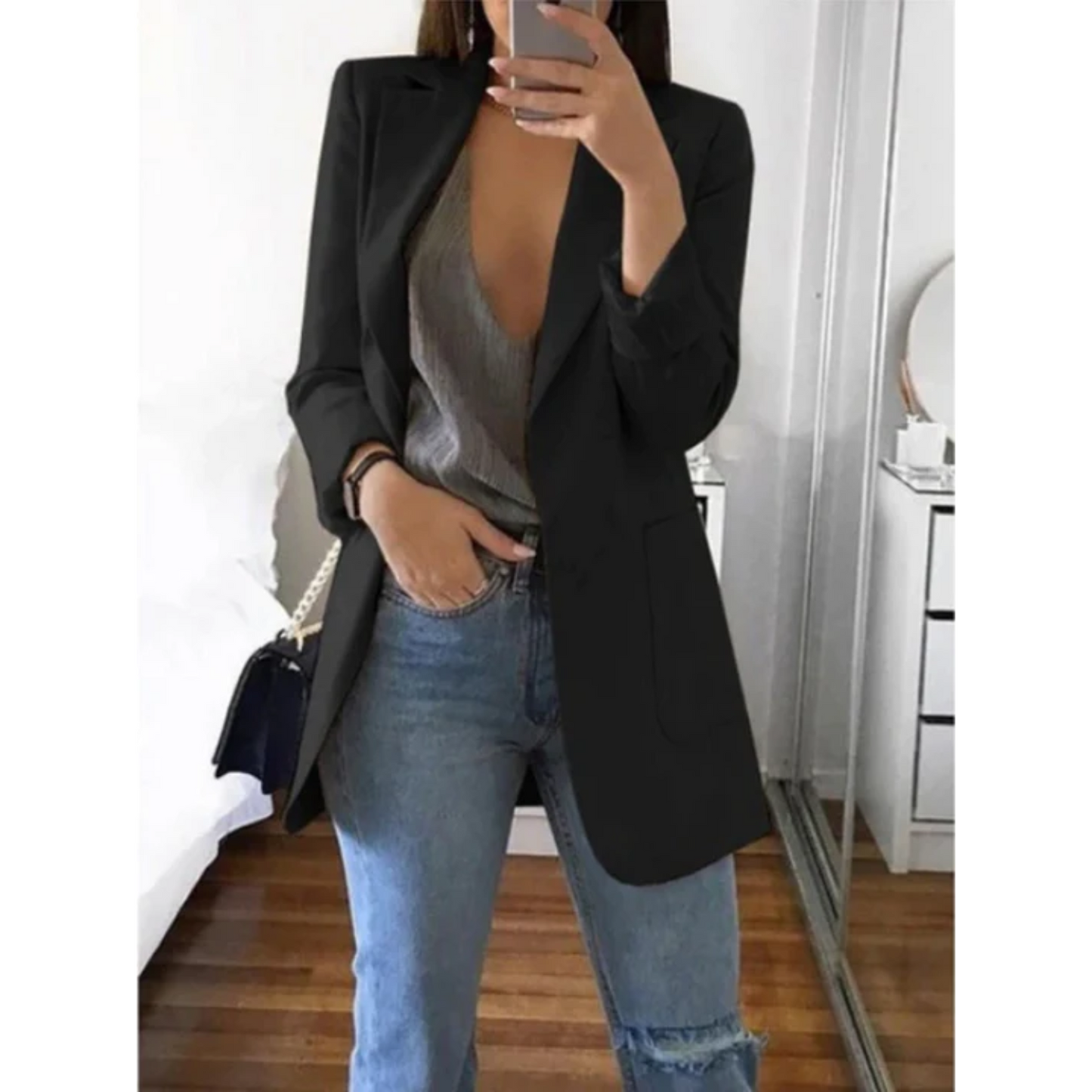 Julianne Blazer | Black, Slim-Fit and Elegant