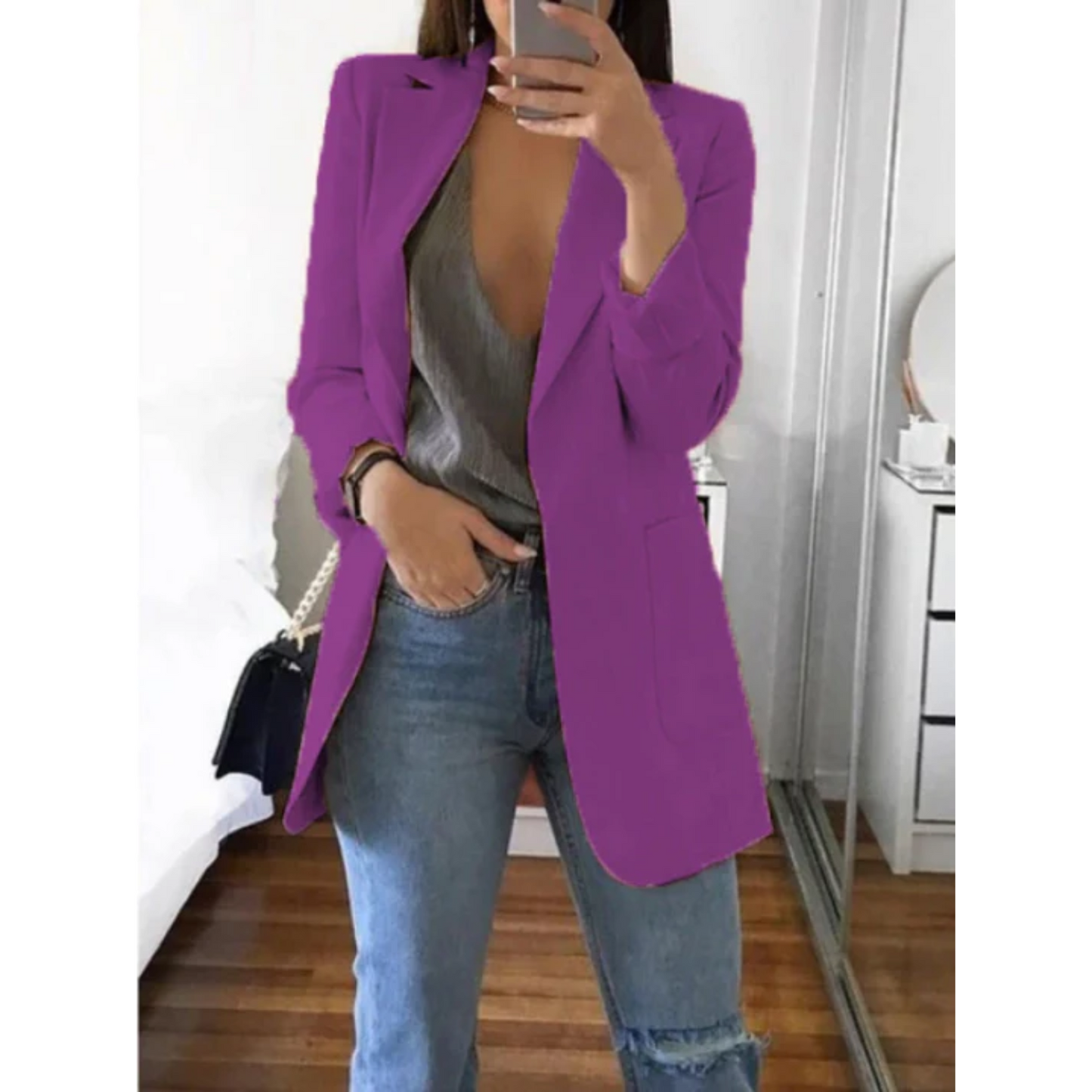 Julianne Blazer | Black, Slim-Fit and Elegant