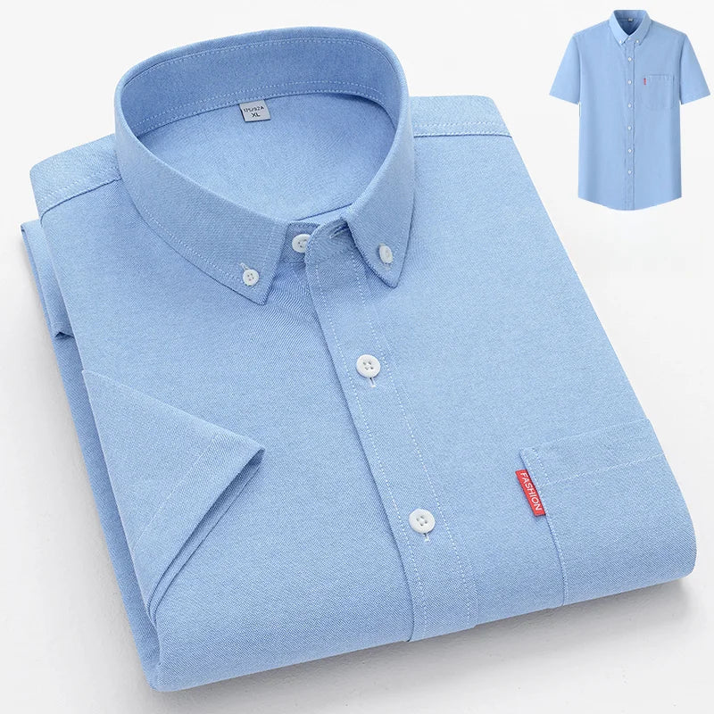 Kade Men's Shirt | Lightweight Breathable Cotton, Casual Summer Style 0
