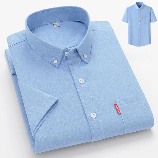 Kade Men's Shirt | Lightweight Breathable Cotton, Casual Summer Style 0