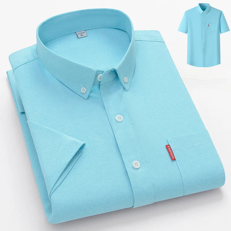 Kade Men's Shirt | Lightweight Breathable Cotton, Casual Summer Style 7