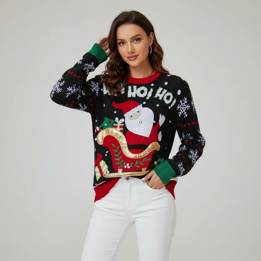 Kerry Women's Christmas Sweater | Soft Knit, Festive Look