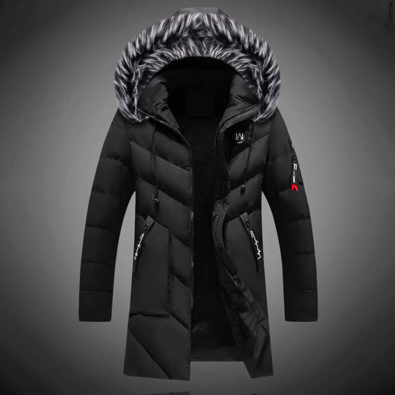 Kiswis Men's Winter Jacket | Warm Polyester, Stylish and Versatile