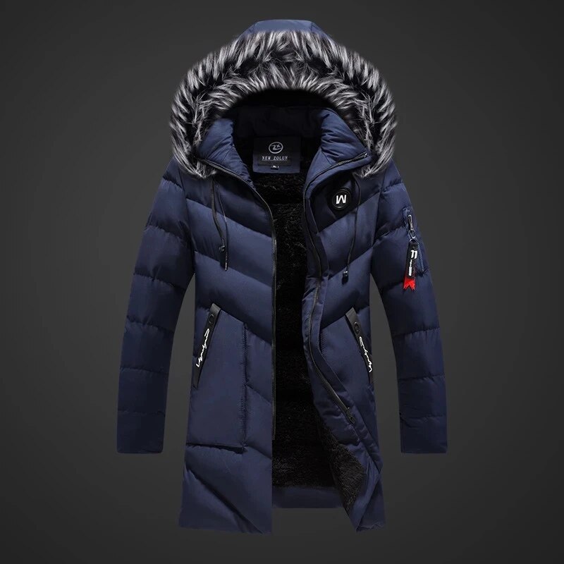 Kiswis Men's Winter Jacket | Warm Polyester, Stylish and Versatile