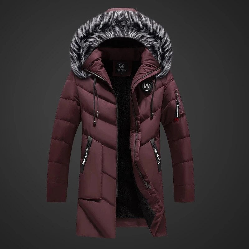 Kiswis Men's Winter Jacket | Warm Polyester, Stylish and Versatile