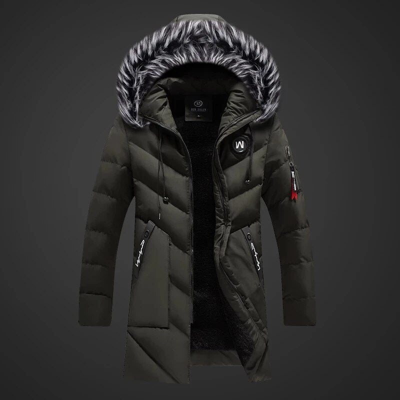 Kiswis Men's Winter Jacket | Warm Polyester, Stylish and Versatile