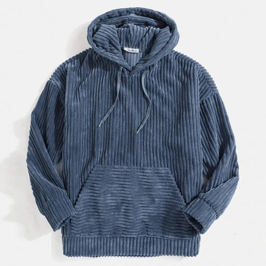 Kora Men’s Hoodie | Oversized Corduroy, Casual Comfort