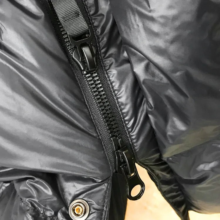 Long Quilted Women's Winter Coat with Adjustable Hood and Functional Pockets for Maximum Warmth