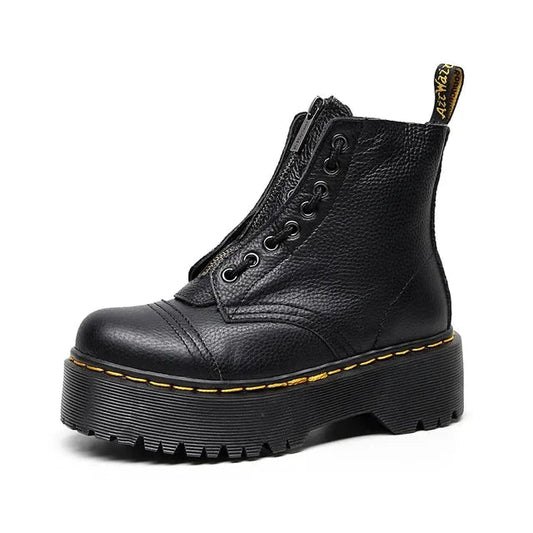 Lara Platform Boots | High-Quality PU Leather, Comfortable and Stylish