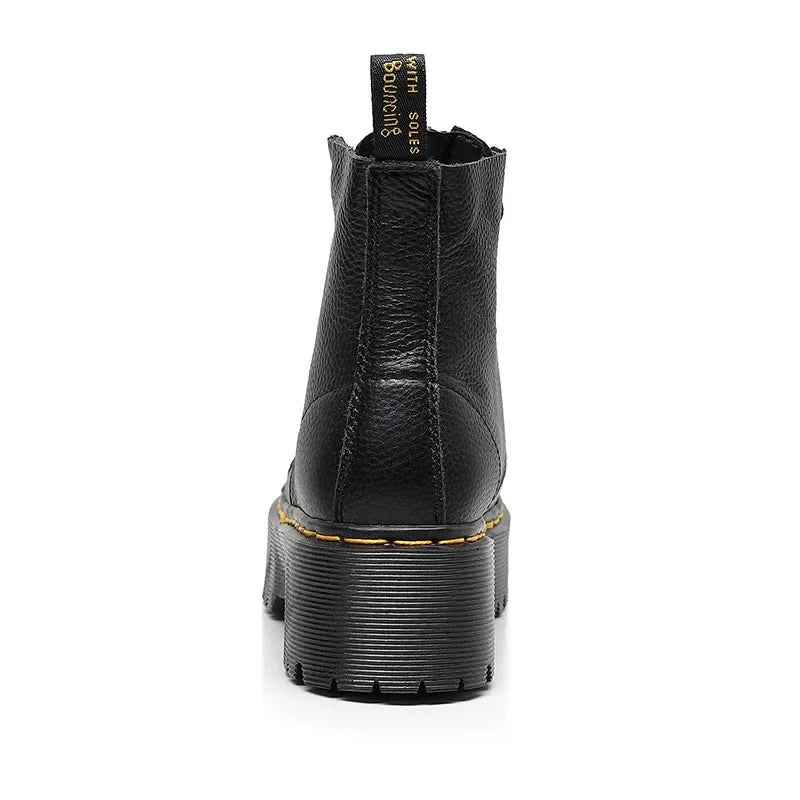 Lara Platform Boots | High-Quality PU Leather, Comfortable and Stylish