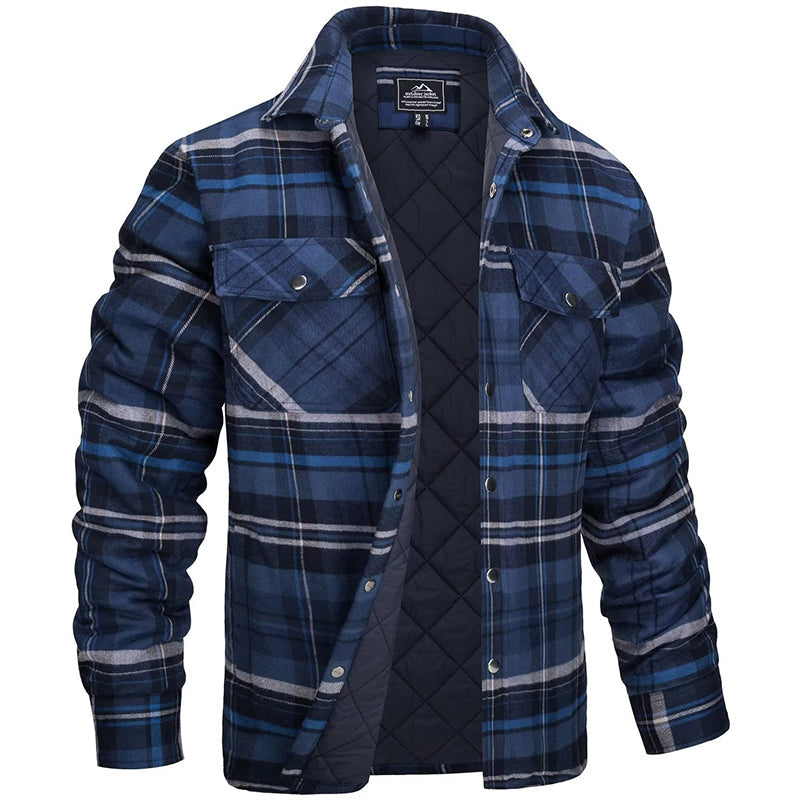 Liam Men's Lumberjack Jacket | Classic Checked Design, Durable Fabric 0