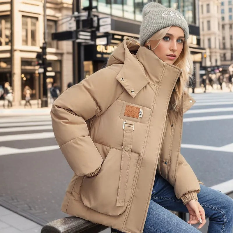 Lina Women's Down Jacket | Warm Lining, Long Winter Down Coat