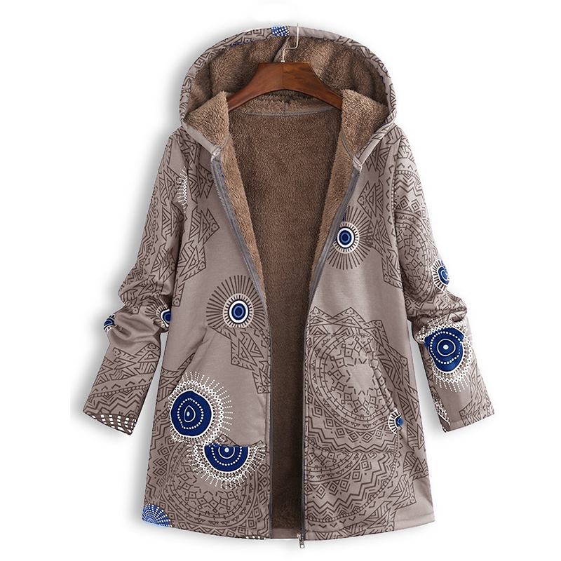 Lina Women's Vintage Coat | Warm Fabric, Elegant Style