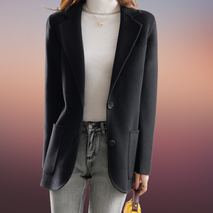 Linde Women's Blazer | Comfortable Fit, Brown