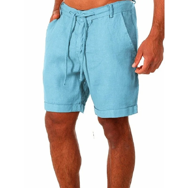 Lino Men's Lightweight Shorts | Breathable Linen, Casual 2