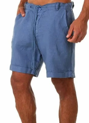 Lino Men's Lightweight Shorts | Breathable Linen, Casual 3