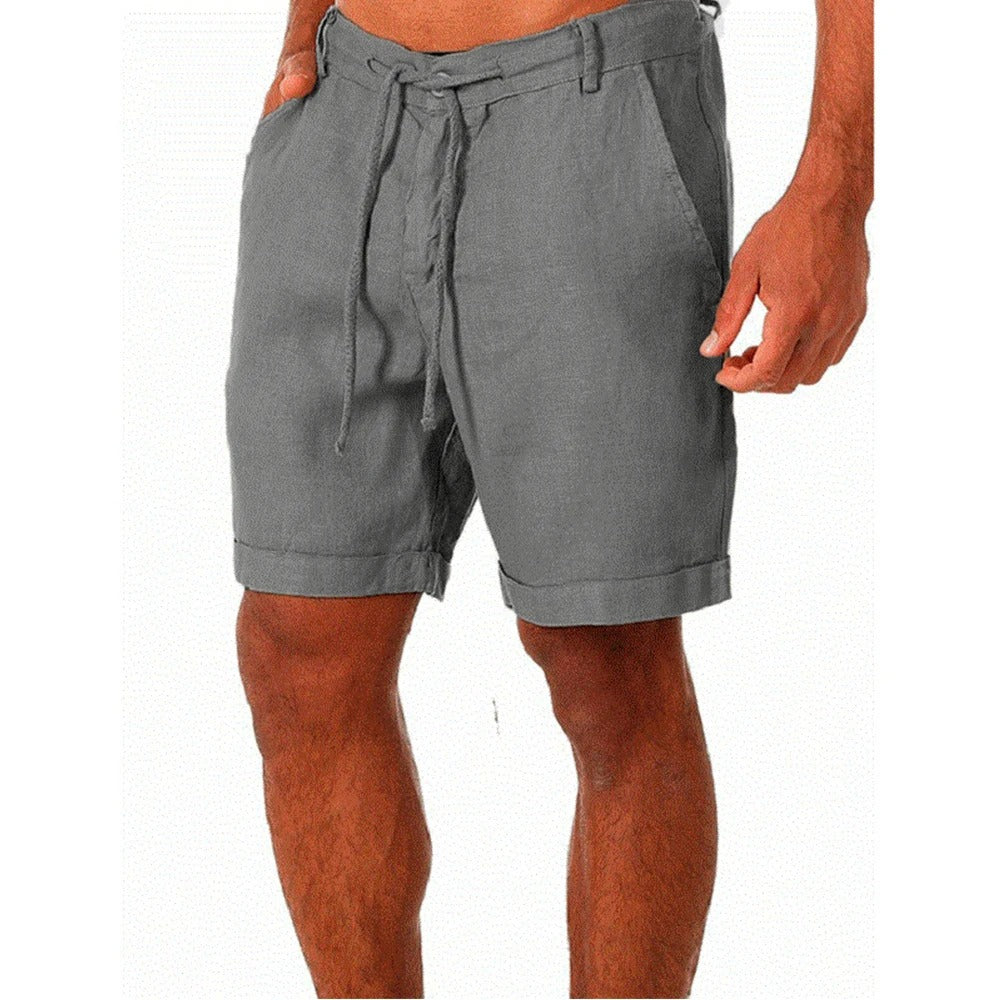 Lino Men's Lightweight Shorts | Breathable Linen, Casual 4