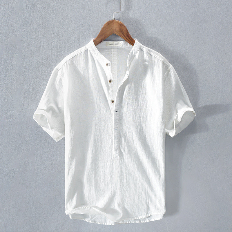 Lino Men's Shirt | Cotton-Linen Blend, Lightweight 2