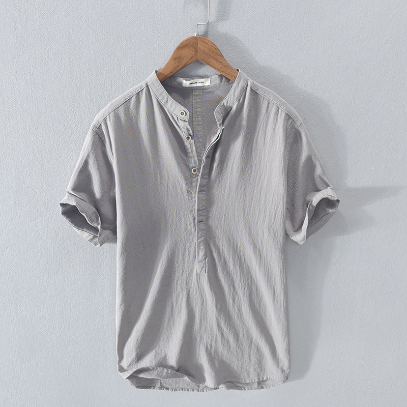 Lino Men's Shirt | Cotton-Linen Blend, Lightweight 3