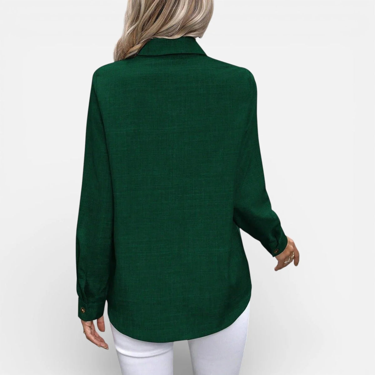Liora Women's Button-Up Shirt | Relaxed Fit, Classic Collar 6