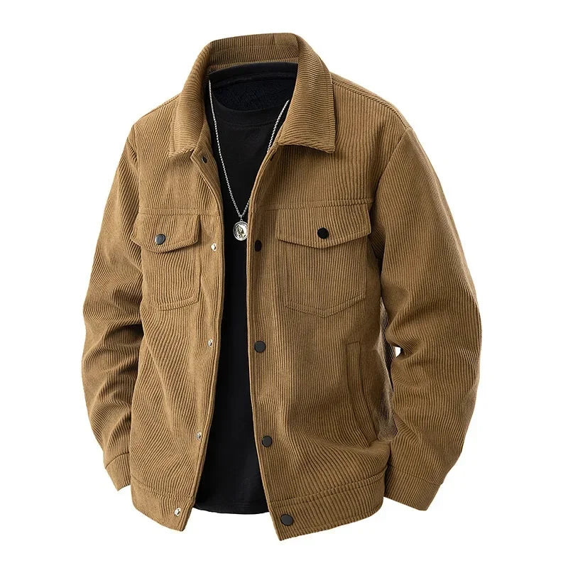 Loren Men's Corduroy Jacket | 100% Cotton, Casual Comfort