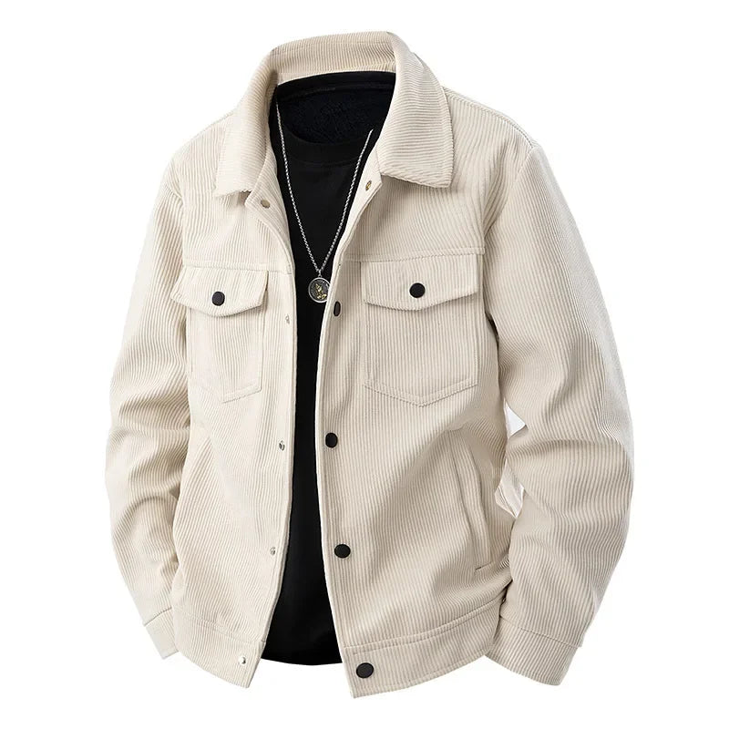 Loren Men's Corduroy Jacket | 100% Cotton, Casual Comfort