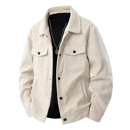 Loren Men's Corduroy Jacket | 100% Cotton, Casual Comfort
