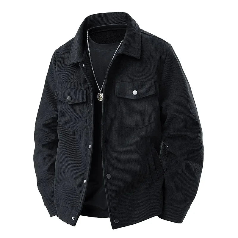 Loren Men's Corduroy Jacket | 100% Cotton, Casual Comfort