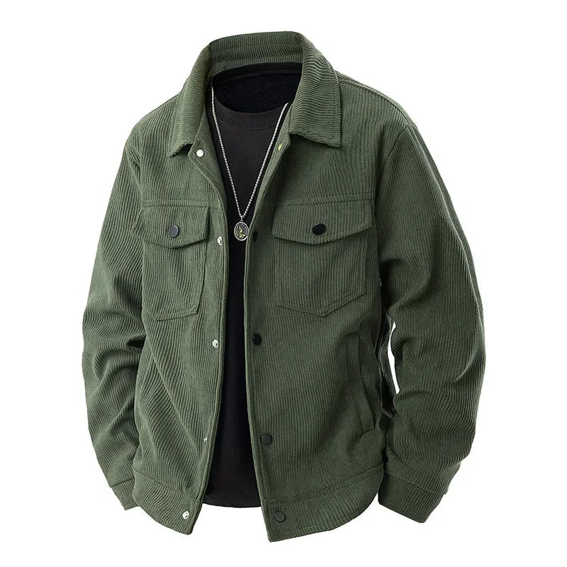 Loren Men's Corduroy Jacket | 100% Cotton, Casual Comfort