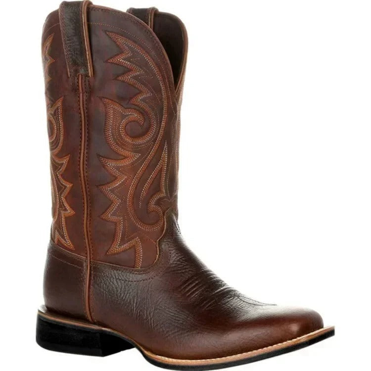 Loren Heren Cowboy Boots | Durable PU Leather, Stylish and Comfortable