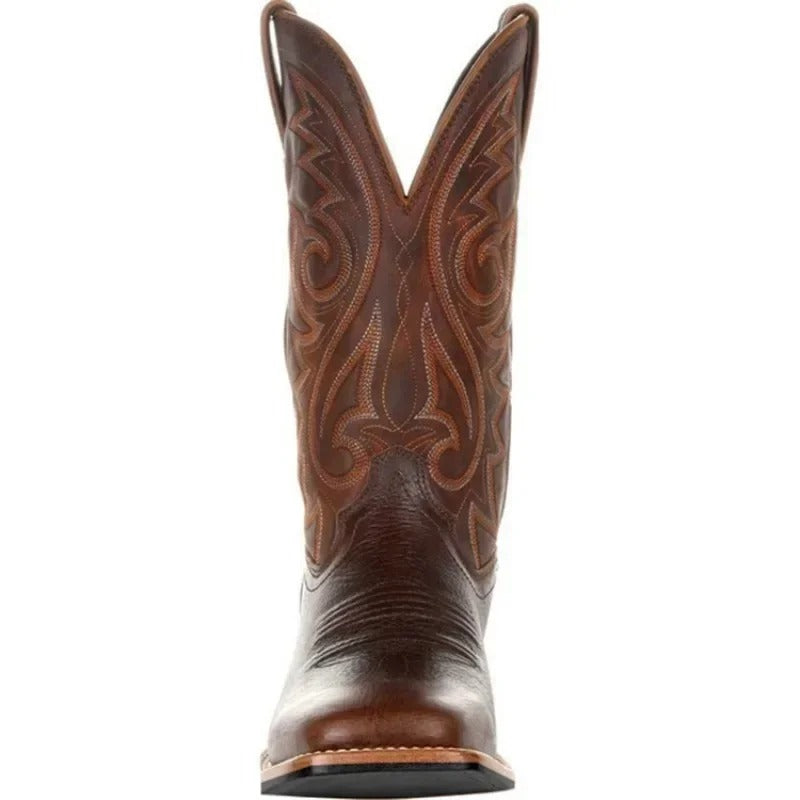 Loren Heren Cowboy Boots | Durable PU Leather, Stylish and Comfortable