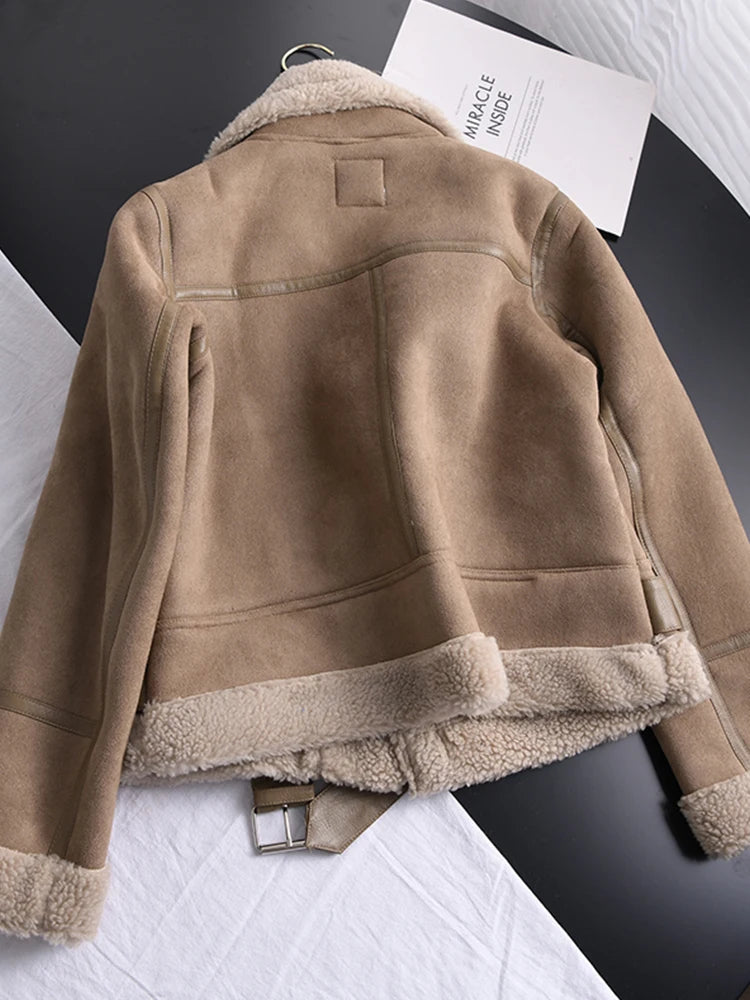 Luna Women's Jacket Winter | Suede, Warm and Trendy