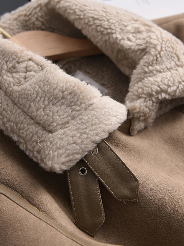 Luna Women's Jacket Winter | Suede, Warm and Trendy