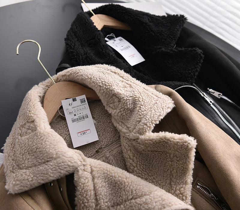 Luna Women's Jacket Winter | Suede, Warm and Trendy