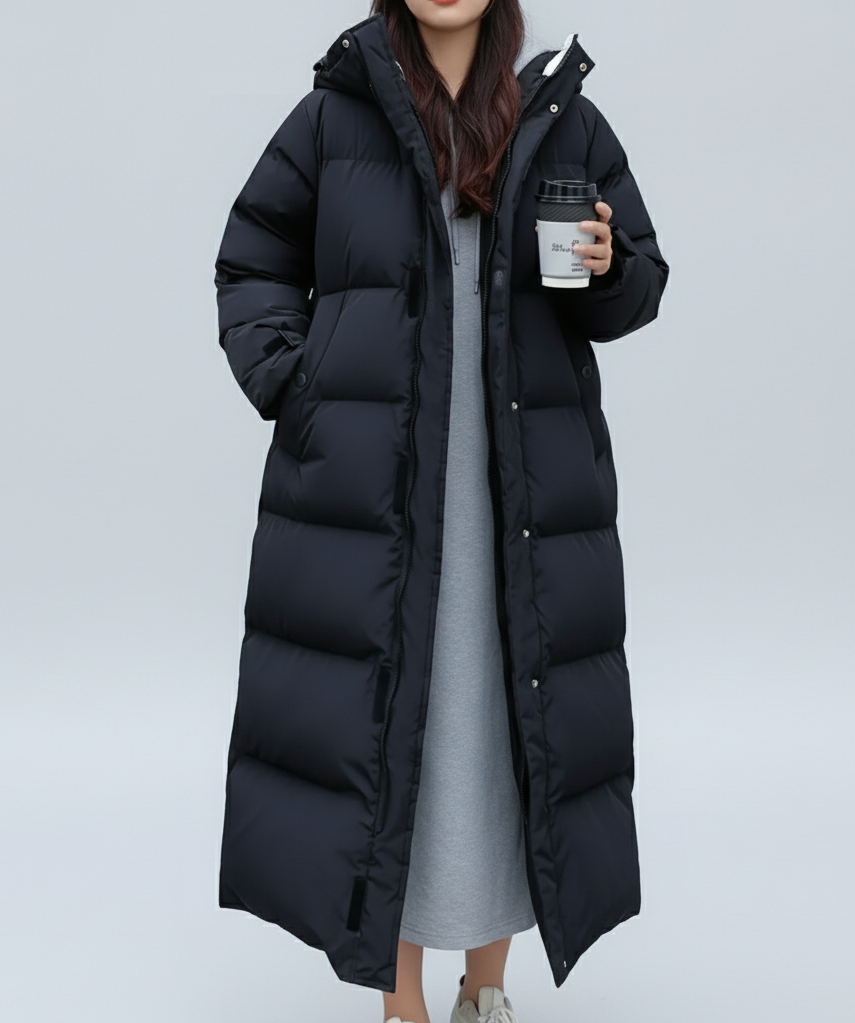 Luna Women's Down Coat | Plus Size, Elegant Fit 0