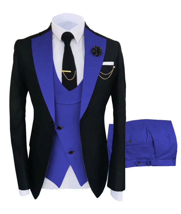 Luxury 3-Piece Men's Suit | Elegant Cut for Weddings and Formal Events