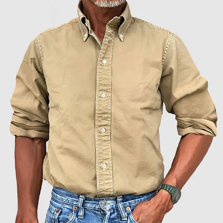 Luxe Levi Men's Shirt | High-Quality Cotton Blend, Timeless Design