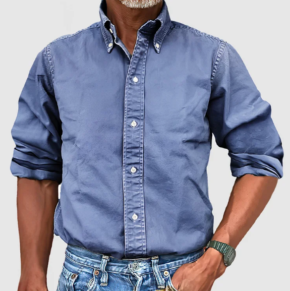 Luxe Levi Men's Shirt | High-Quality Cotton Blend, Timeless Design