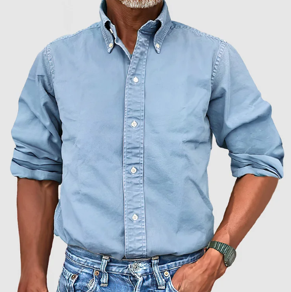 Luxe Levi Men's Shirt | High-Quality Cotton Blend, Timeless Design