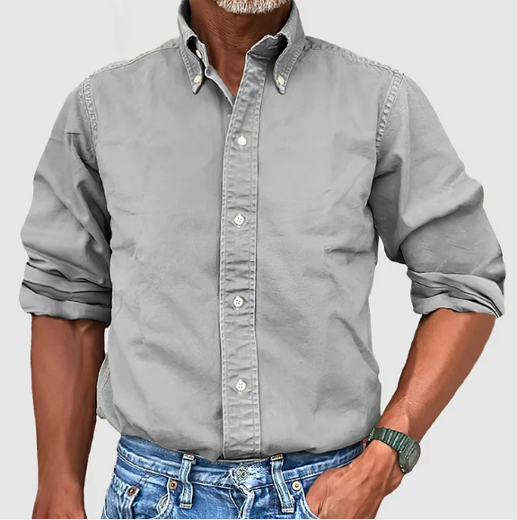 Luxe Levi Men's Shirt | High-Quality Cotton Blend, Timeless Design