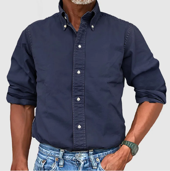 Luxe Levi Men's Shirt | High-Quality Cotton Blend, Timeless Design