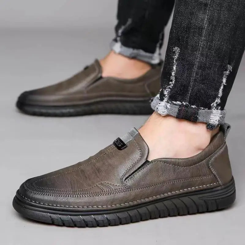 Luxury Loafers Men's Shoes | Handmade, Comfortable PU Leather