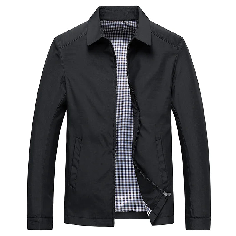 Luxe Men's Jacket | 100% Polyester, Elegant Fit 0