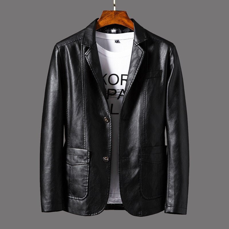 Luxe Men's Leather Jacket | Timeless Design, Durable Material 5