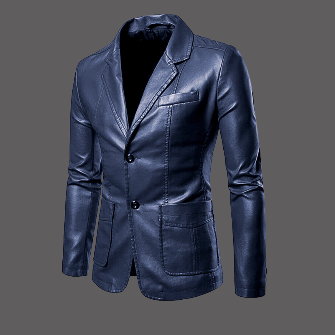 Luxe Men's Leather Jacket | Timeless Design, Durable Material 7