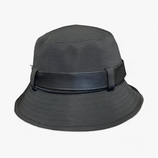 Luxe Women's Black Bucket Hat | High-Quality Fabric, Stylish Accessory 0