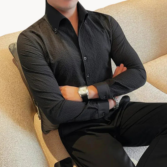 Luxe Women's Blouse | Structured Fabric, Slim Fit 1