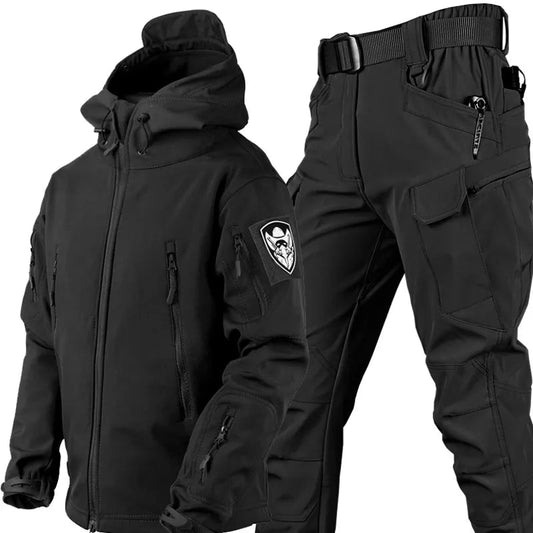 Lynx Men's Outdoor Set | Windproof Waterproof Tactical Jacket and Trousers 0