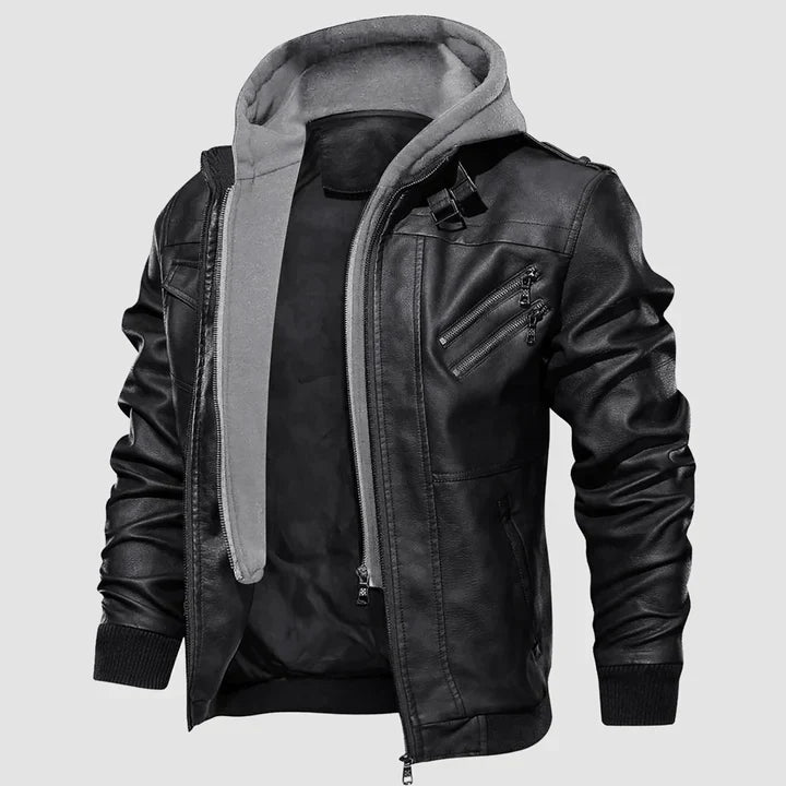 Maverick Men's Jacket | Premium Leather Blend, Urban Style 10